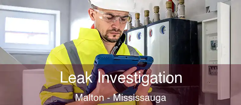  Leak Investigation Malton - Mississauga